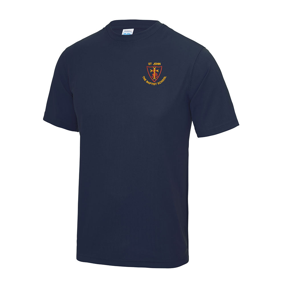 St John the Baptist Primary T-Shirt Navy (PE P4-7)
