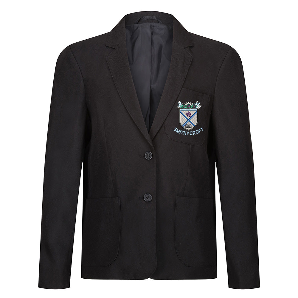 Smithycroft Secondary Girls Poly Blazer Black