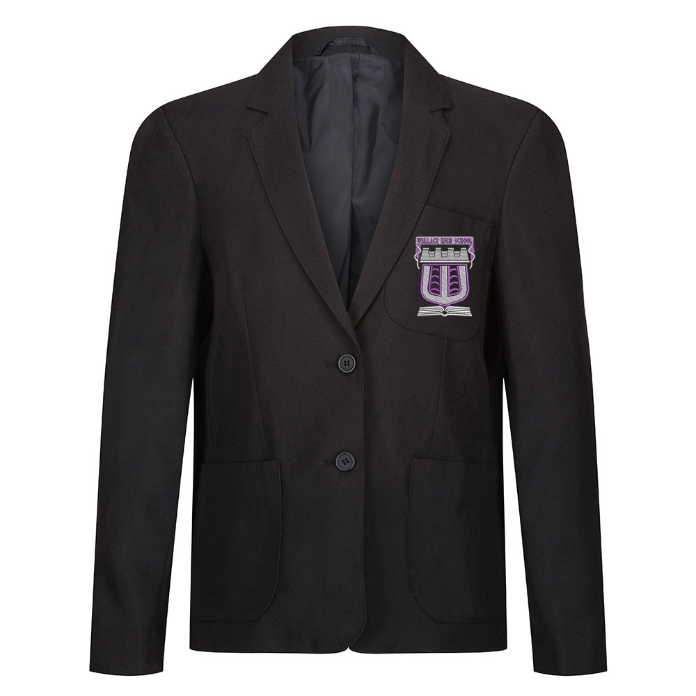 Wallace High Girls Poly Blazer Black