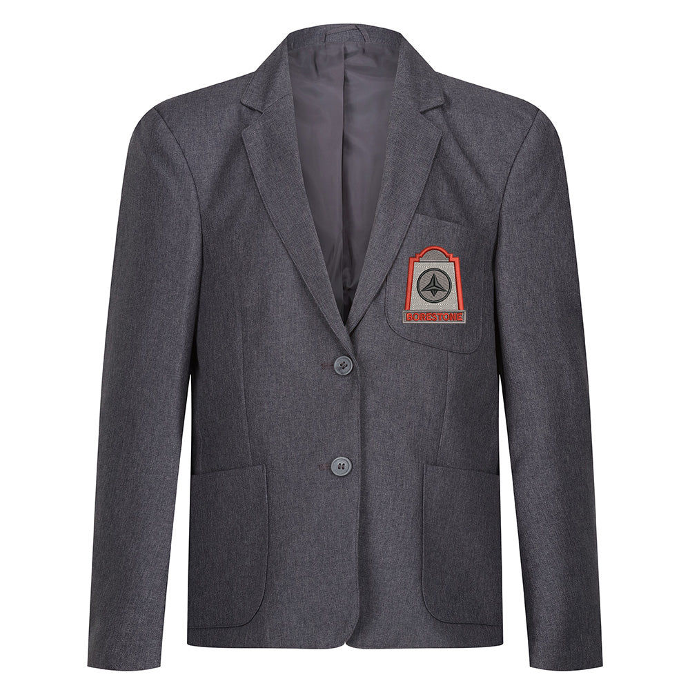 Borestone Primary Girls Poly Blazer Grey