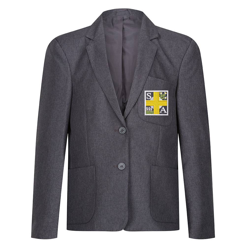 St Anthonys Primary Rutherglen Girls Poly Blazer Grey