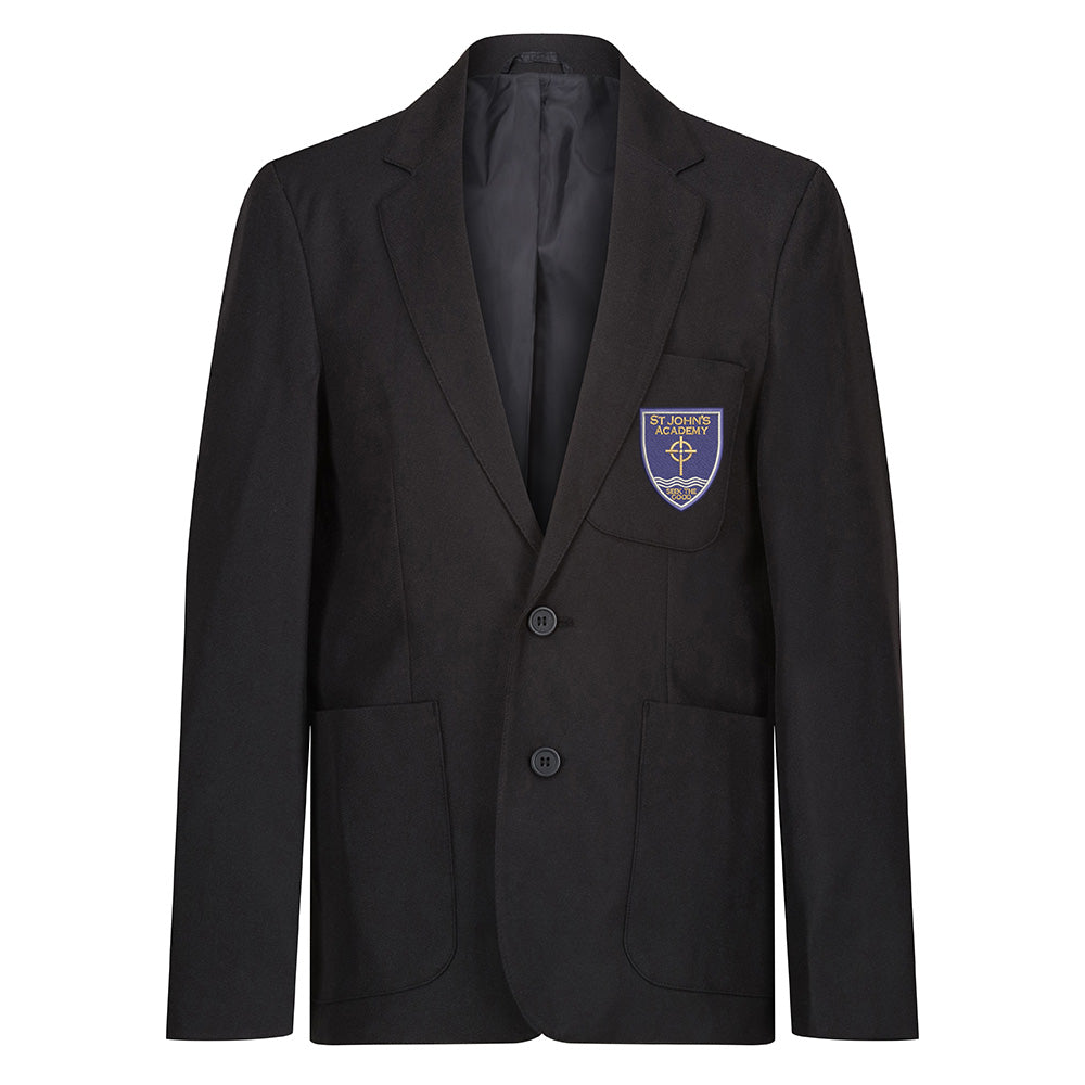 St Johns Academy Secondary Perth Boys Poly Blazer Black