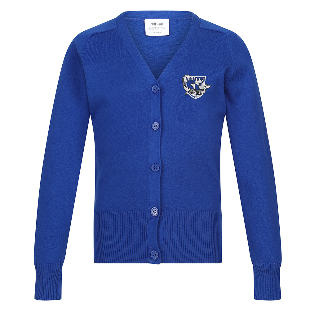 Bannockburn High Girls Cotton Cardigan Royal