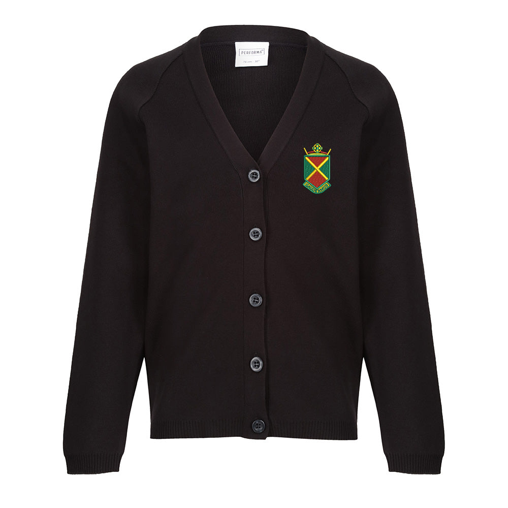 Holy Family Primary 50/50 Cardigan Black (Primary 7)
