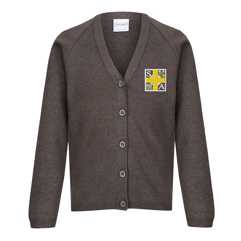 St Anthonys Primary Rutherglen 50/50 Cardigan Grey