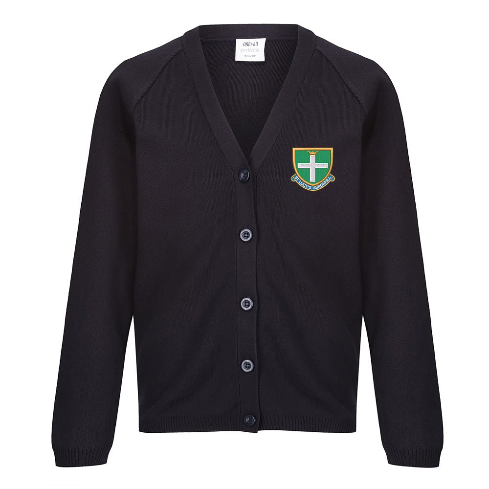 St Lucys Primary Cumbernauld 50/50 Cardigan Navy