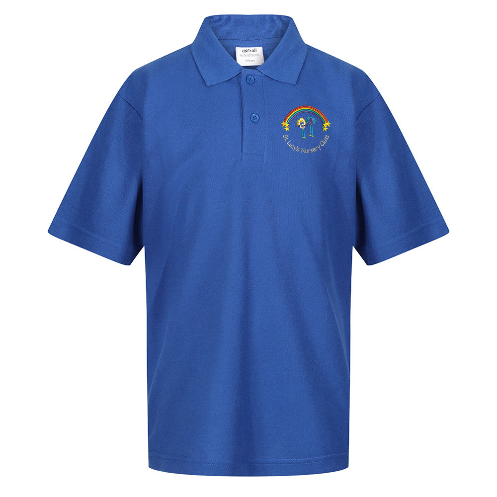 St Lucys Nursery Poloshirt Royal