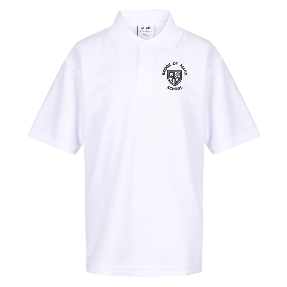 Bridge of Allan Primary Poloshirt White