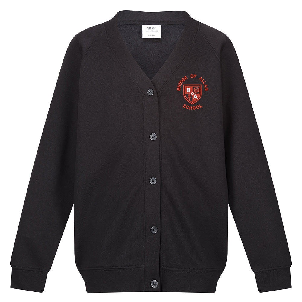 Bridge of Allan Primary Sweat Cardigan Black