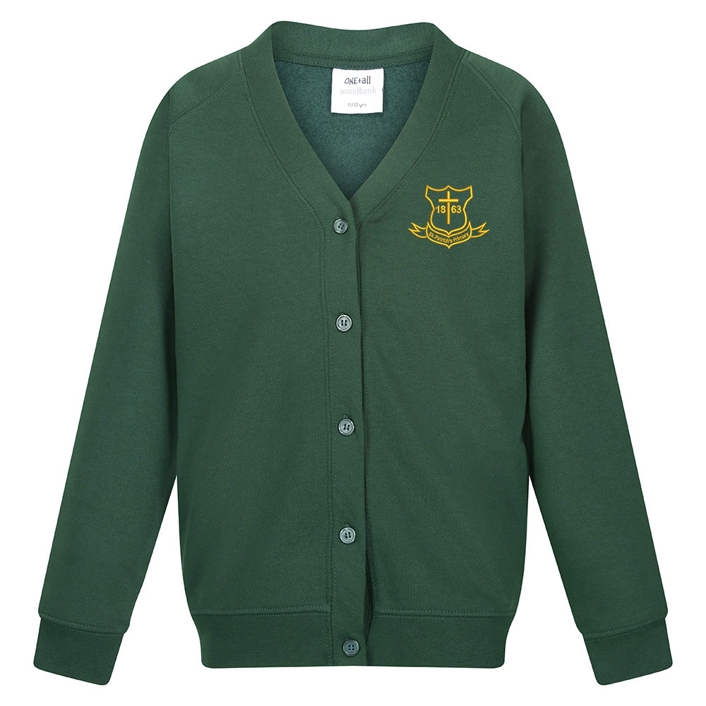 St Patricks Primary Strathaven Sweat Cardigan Bottle