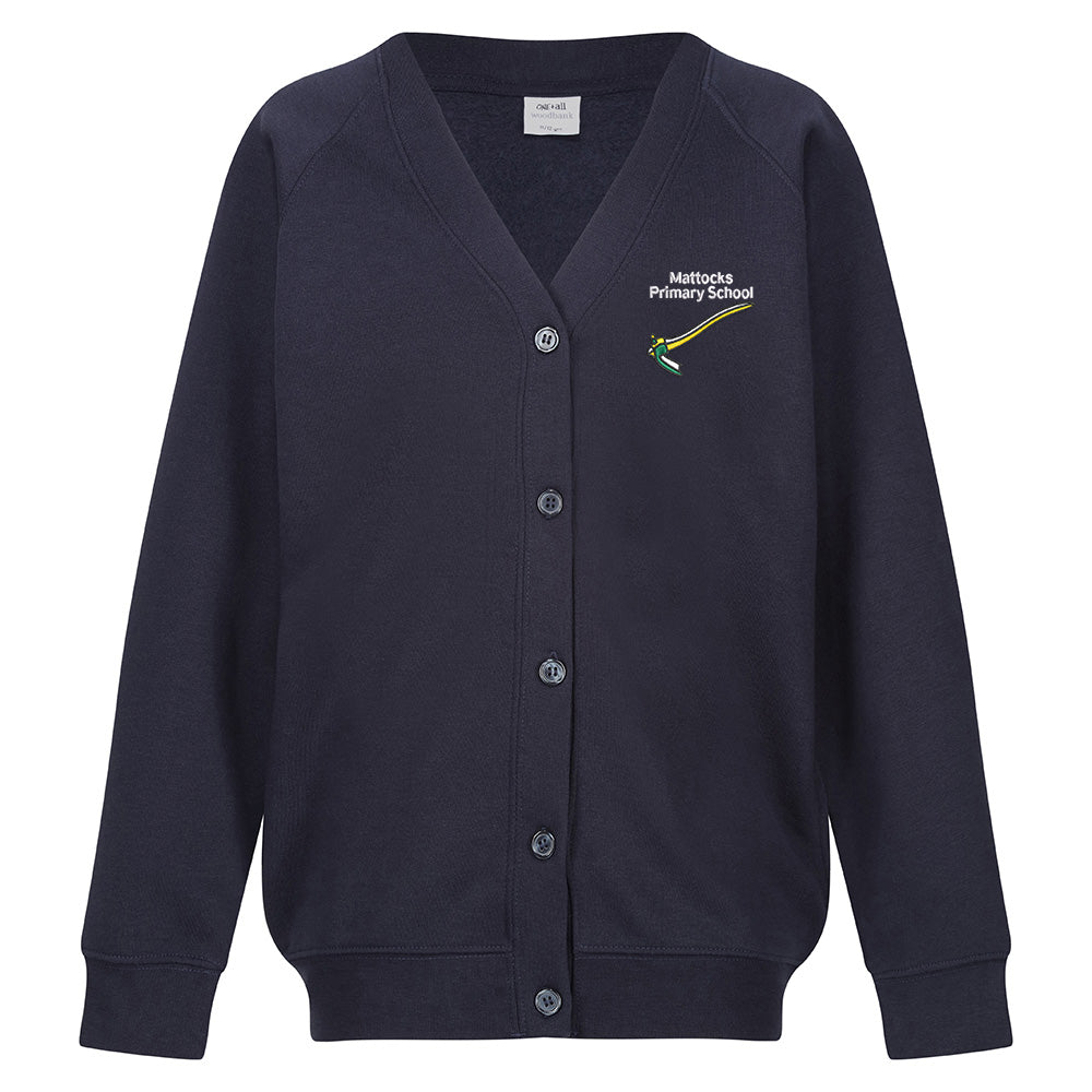 Mattocks Primary Sweat Cardigan Navy