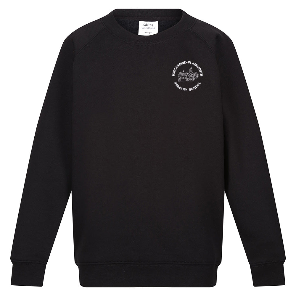 Kincardine-in-Menteith Primary Crew Neck Sweatshirt Black