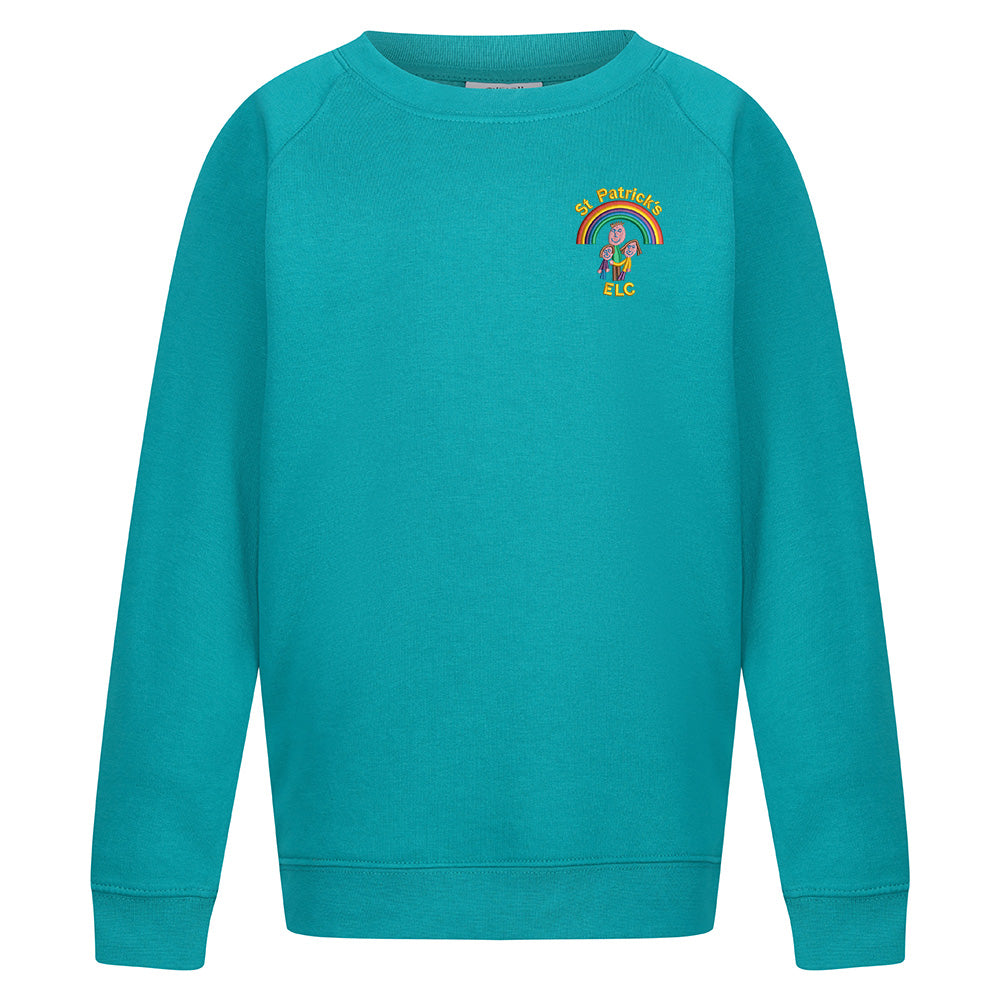 St Patricks Nursery Denny Crew Neck Sweatshirt Jade