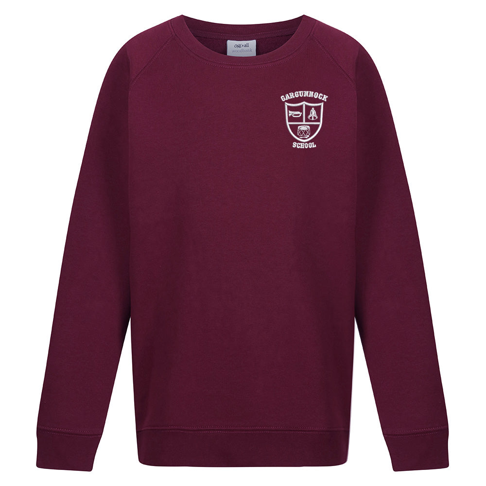 Gargunnock Primary Crew Neck Sweatshirt Maroon