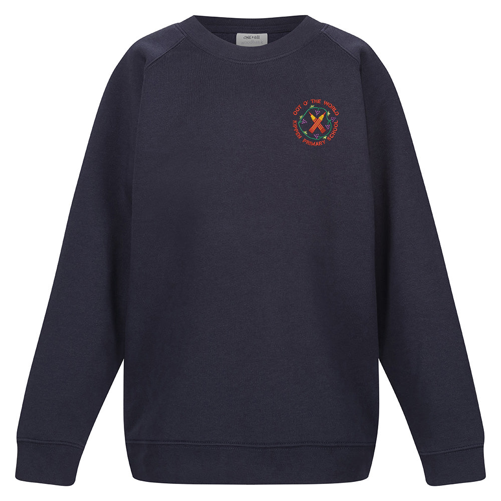 Kippen Primary Crew Neck Sweatshirt Navy (Primary 7)