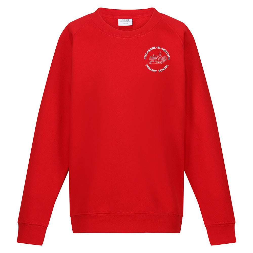 Kincardine-in-Menteith Primary Crew Neck Sweatshirt Red