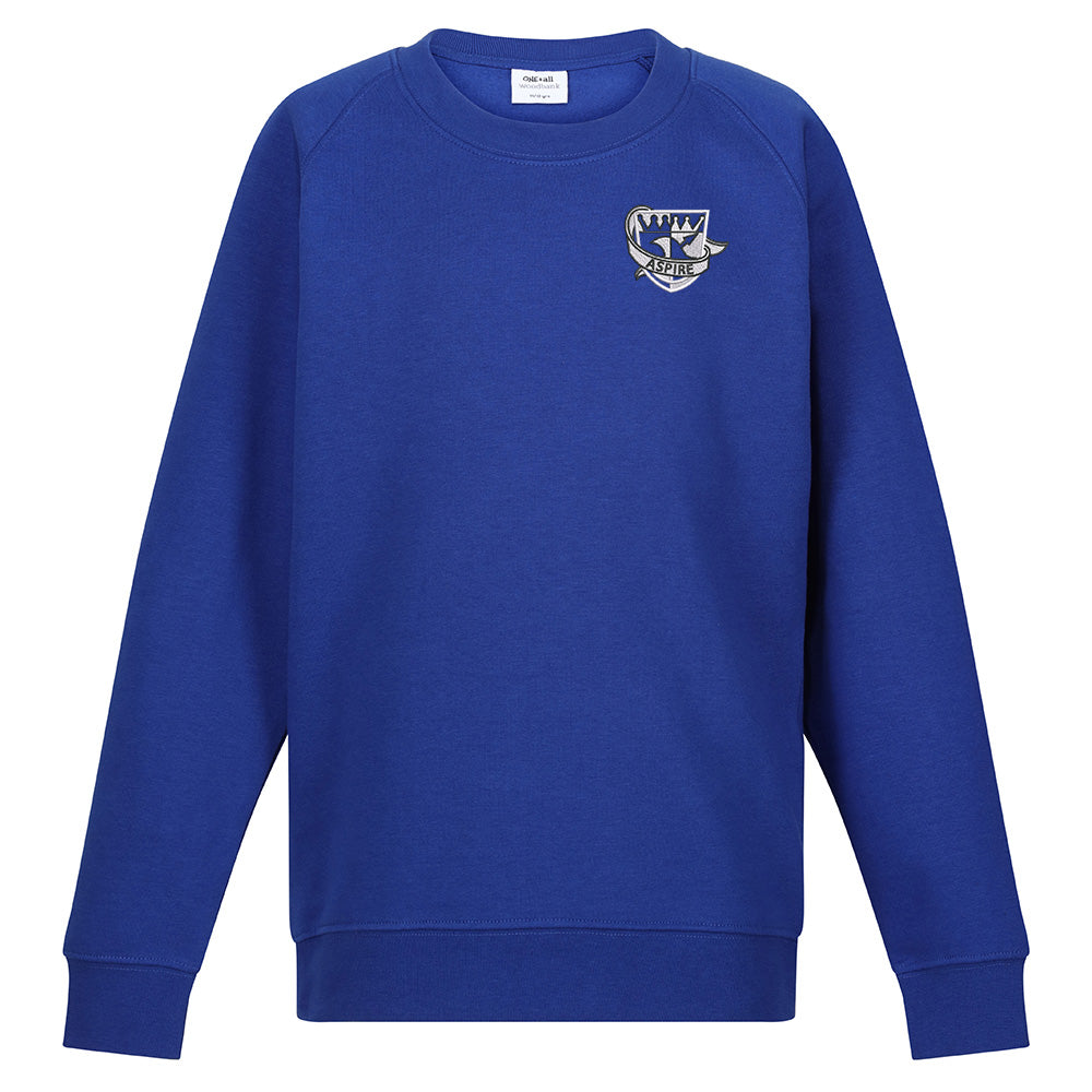 Bannockburn High Crew Neck Sweatshirt Royal