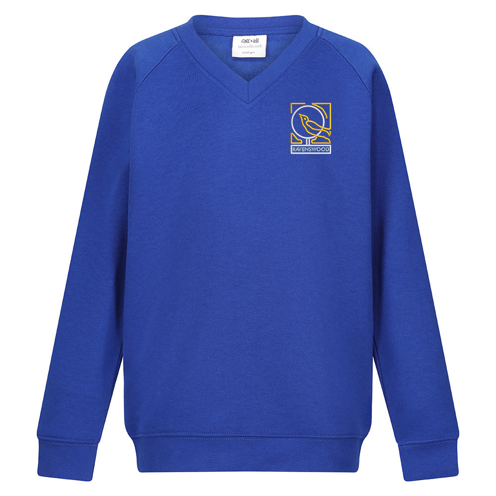 Ravenswood Primary V-Neck Sweatshirt Royal