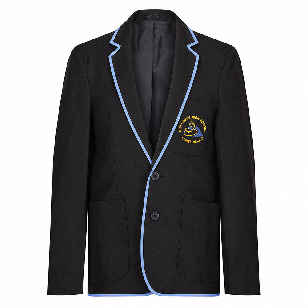 Our Ladys High Boys Poly Braided Blazer Black