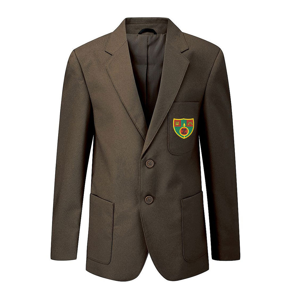 St Michaels Primary Moodiesburn Girls Poly Blazer Brown