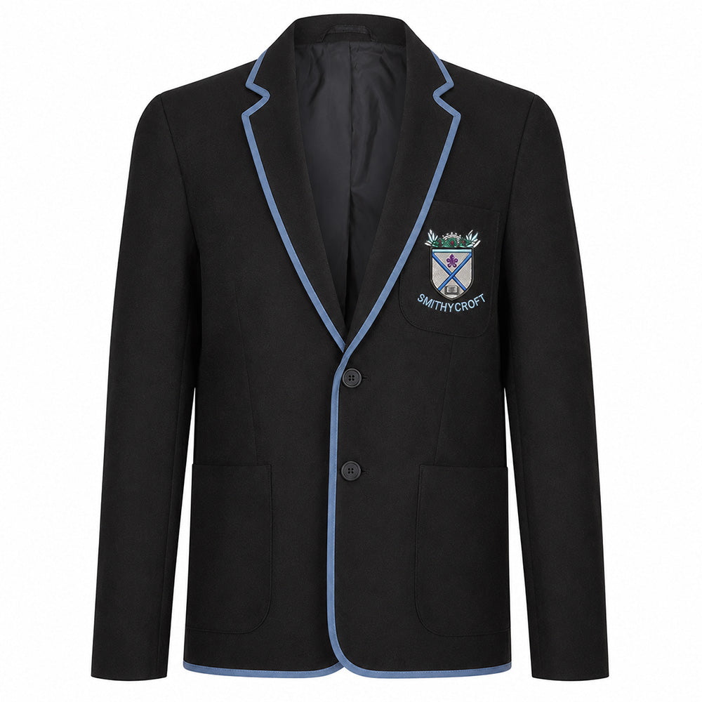 Smithycroft Secondary Boys Poly Braided Blazer Black