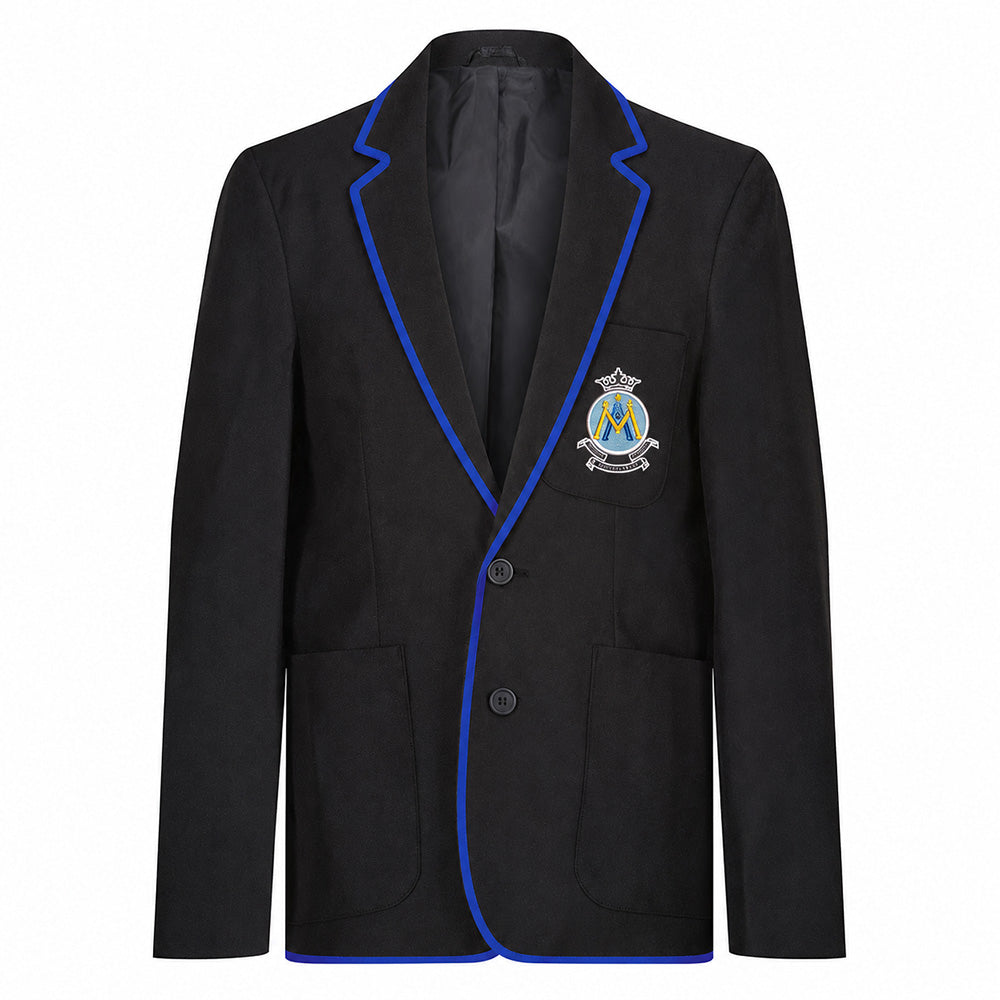 St Margaret Marys Secondary Boys Poly Braided Blazer Black