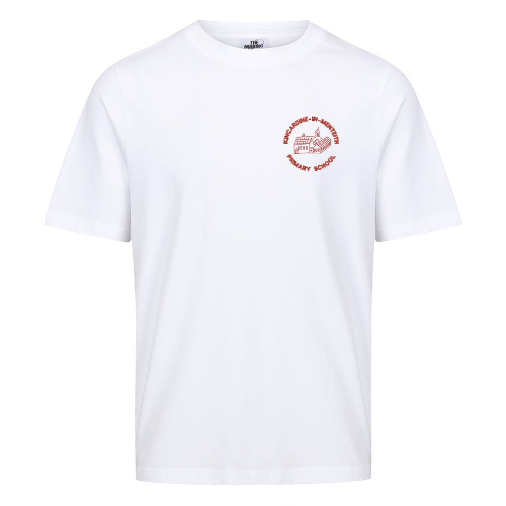 Kincardine-in-Menteith Primary T-Shirt White