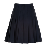 Senior Girls Stitch Down Knife Pleat Skirt New Navy