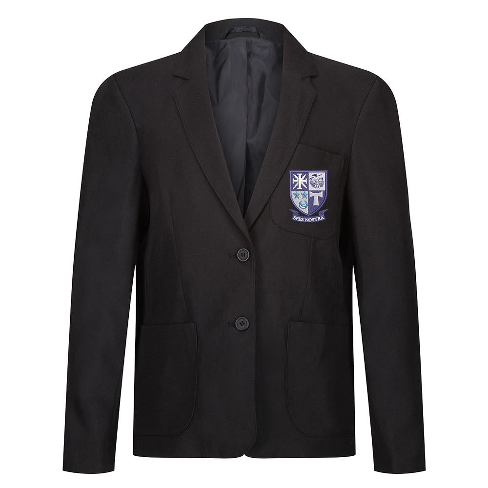 Holy Rood RC High Girls Poly Braided Blazer Black