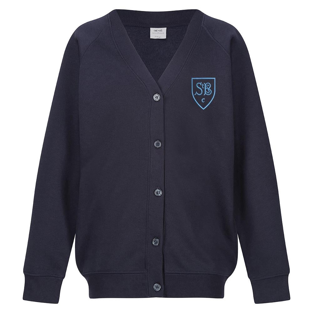 St Brides Primary Cambuslang Sweat Cardigan Navy