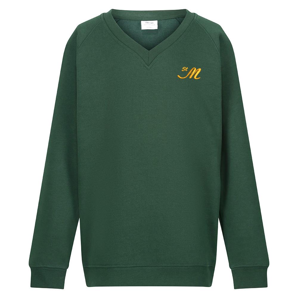 St Mungos High V-Neck Sweatshirt Bottle