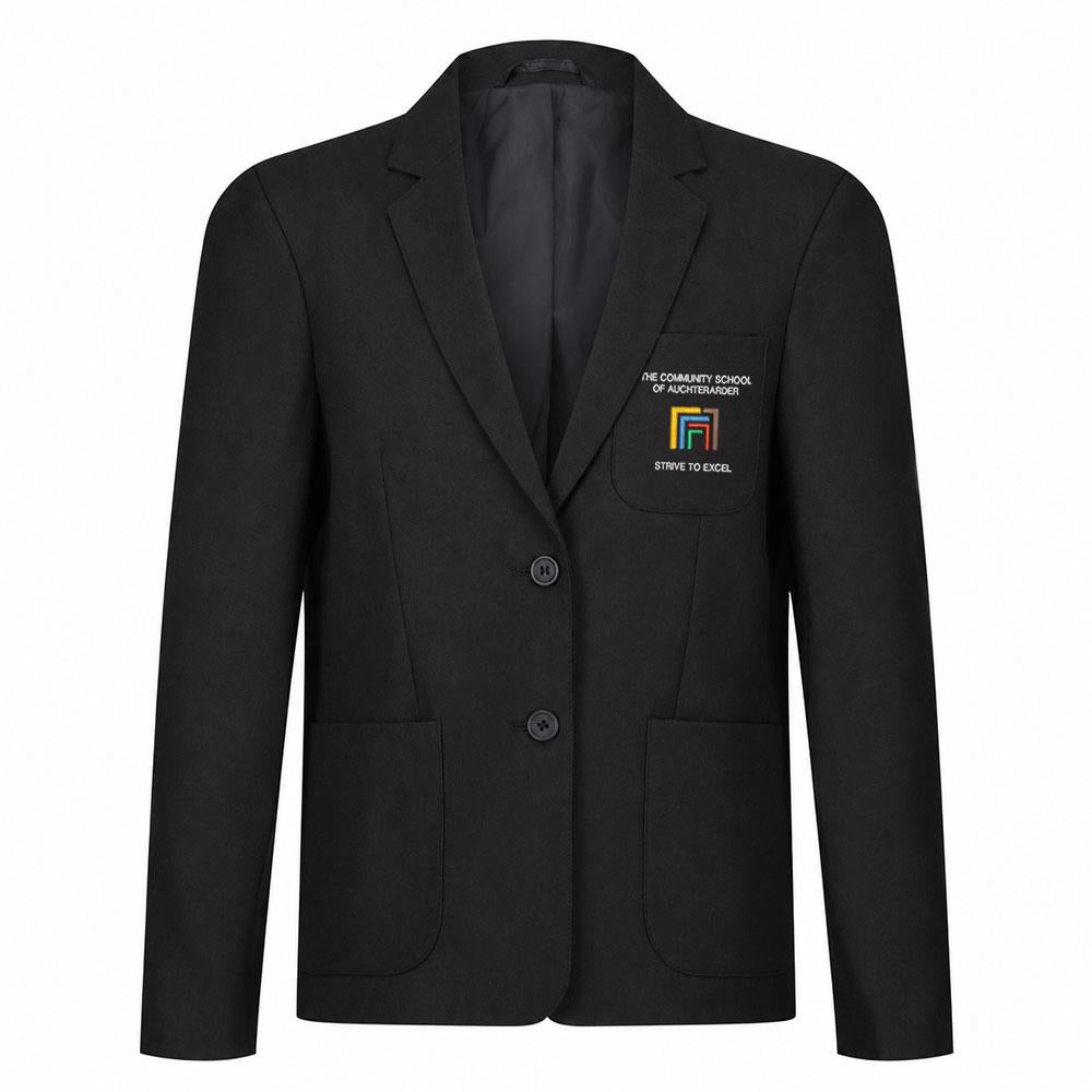 The Community School of Auchterarder Girls Poly Blazer Black