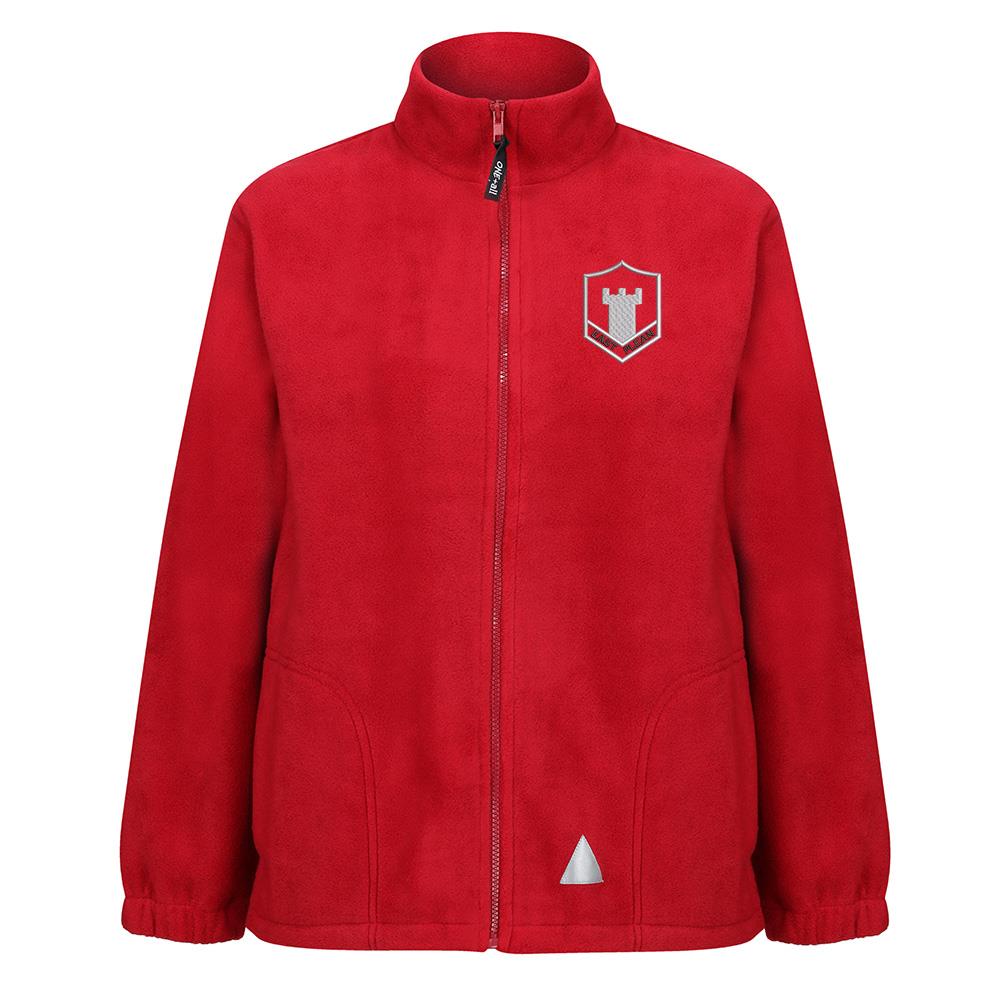 East Plean Primary Ourdoor Fleece Red