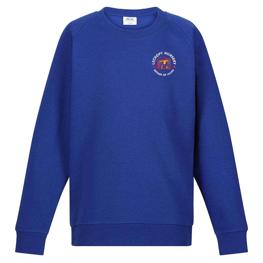 Lecropt Nursery Crew Neck Sweatshirt Royal