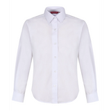 Girls Twin Pack L/S Non Iron Regular Fit Blouse White