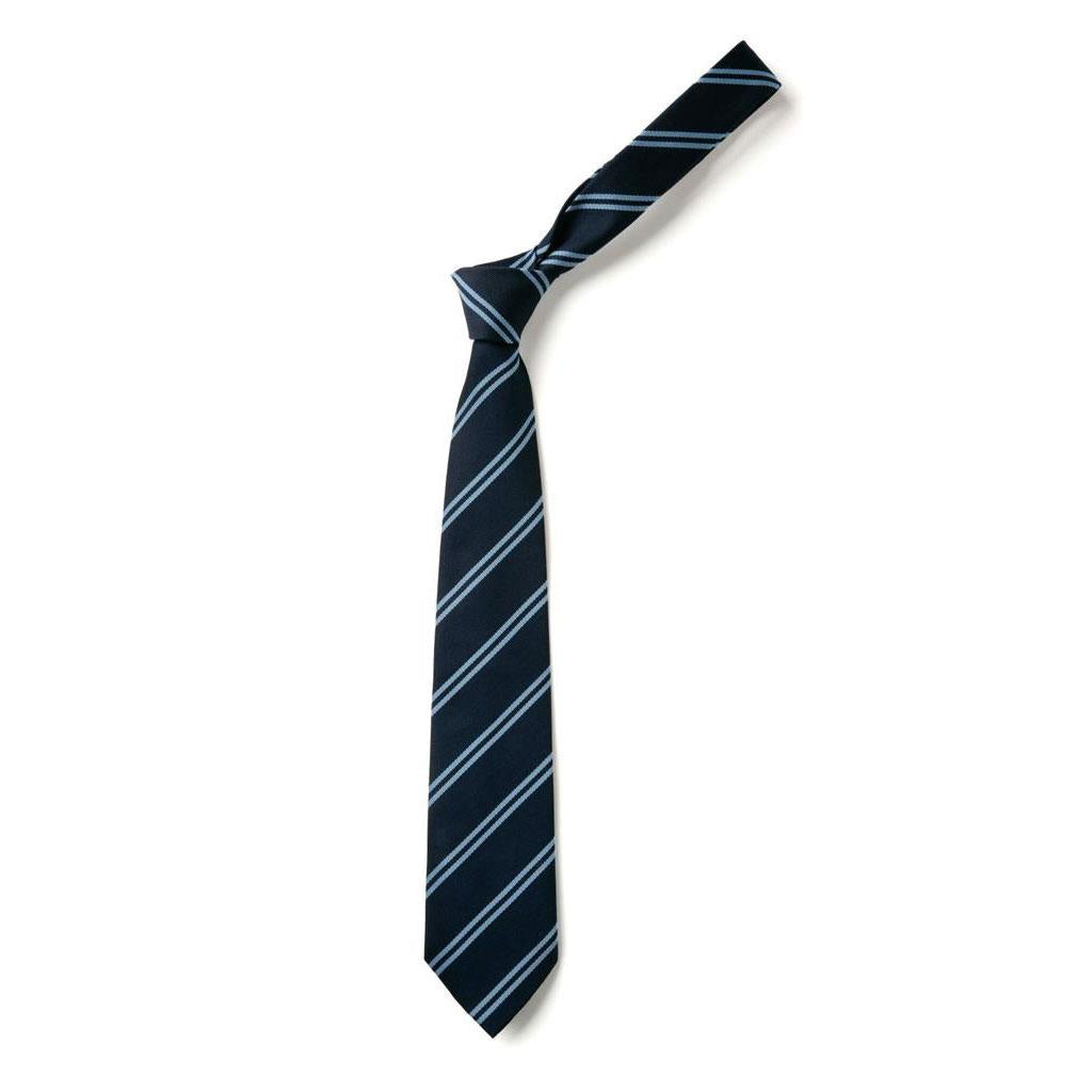 Twin Stripe Tie Navy/Blue