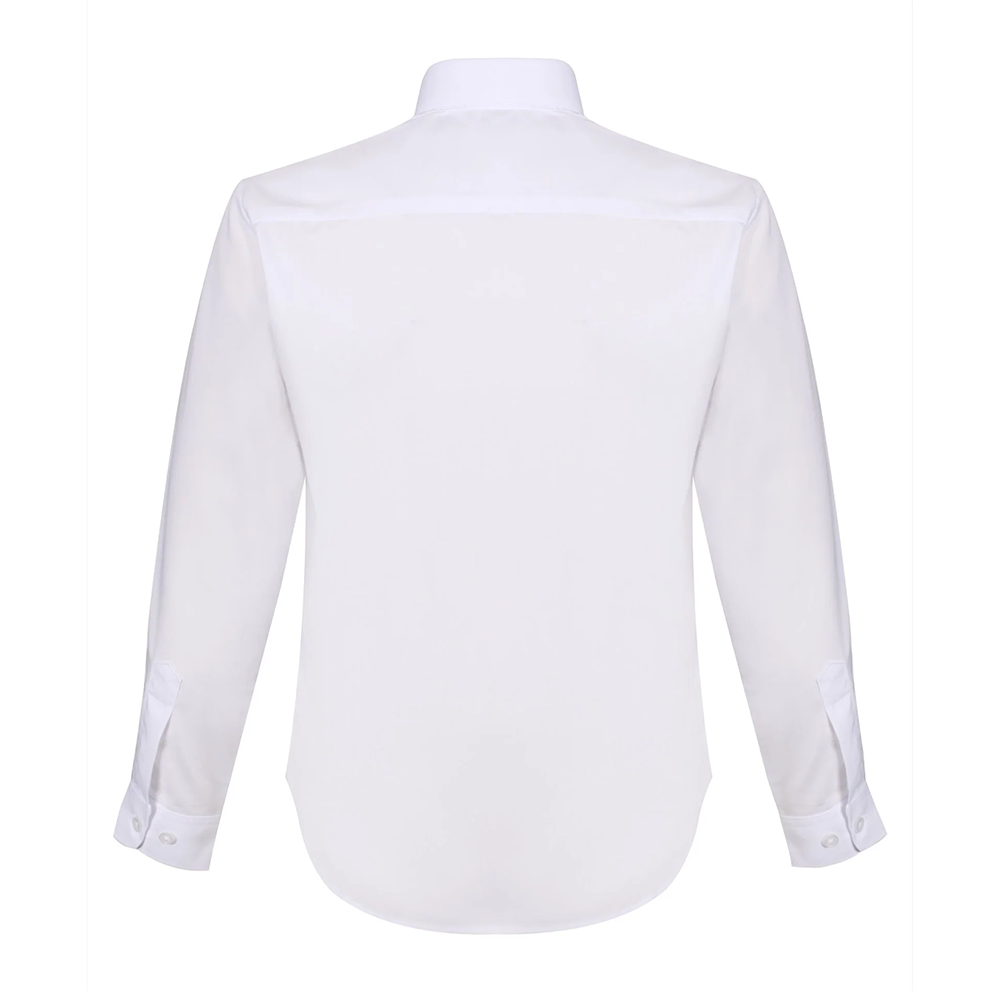 Girls Twin Pack L/S Non Iron Regular Fit Blouse White