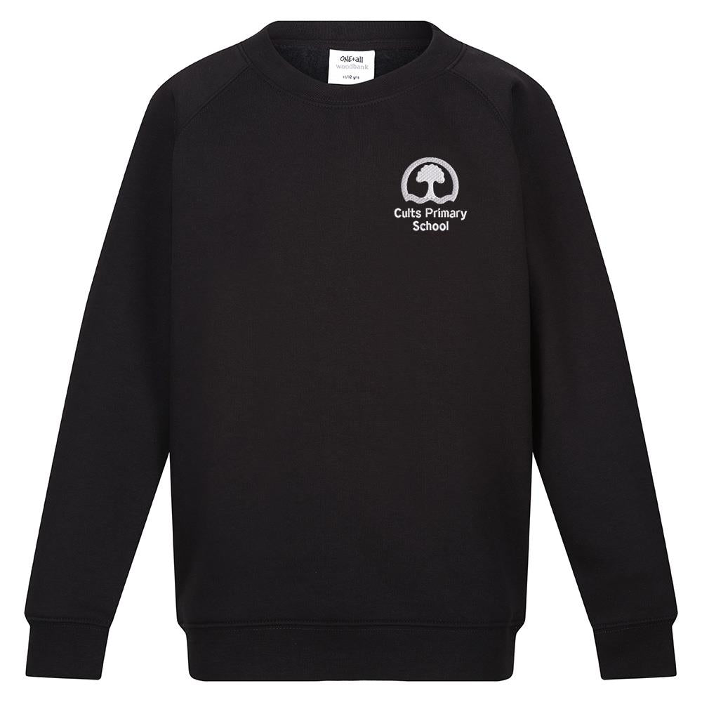 Cults Primary Crew Neck Sweatshirt Black (Primary 7)