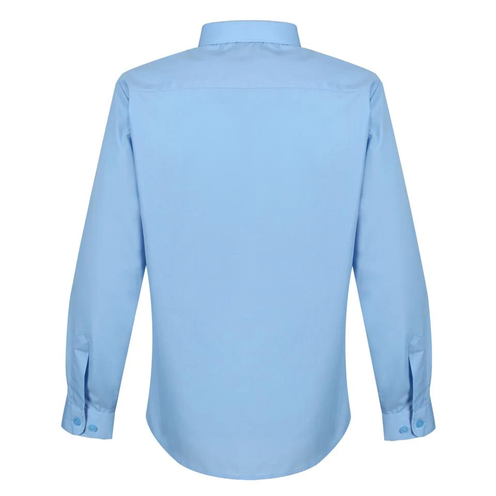 Girls Twin Pack L/S Non Iron Regular Fit Blouse Blue