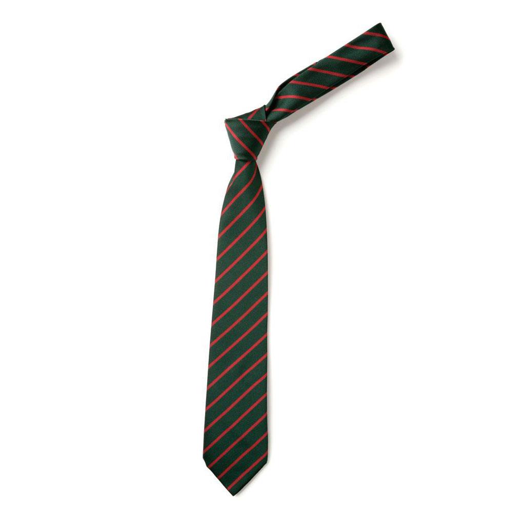 Narrow Stripe Tie Bottle/Red