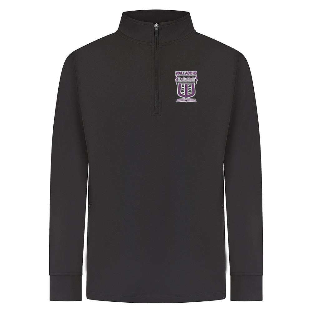 Wallace High Smartflex Quarter Zip Black