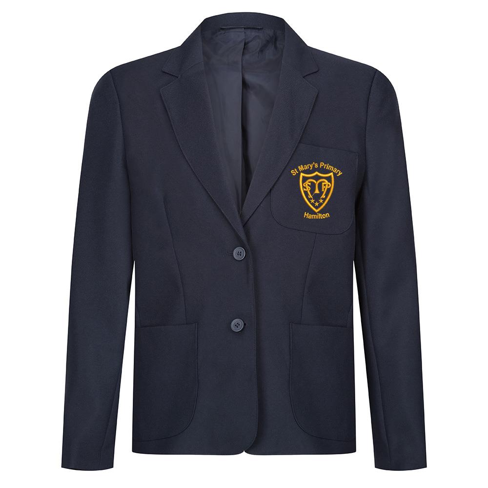 St Marys Primary Hamilton Girls Poly Blazer Navy