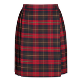 Junior Girls Kilt Maroon Tartan