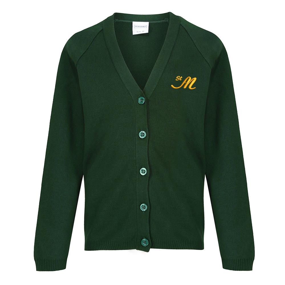 St Mungos High Girls Cotton Cardigan Bottle