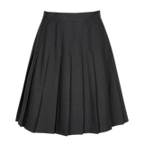 Senior Girls Stitch Down Knife Pleat Skirt Grey