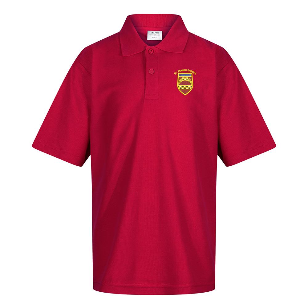 St Francis Xaviers Primary Poloshirt Red